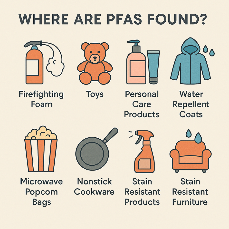 Where are PFAS found